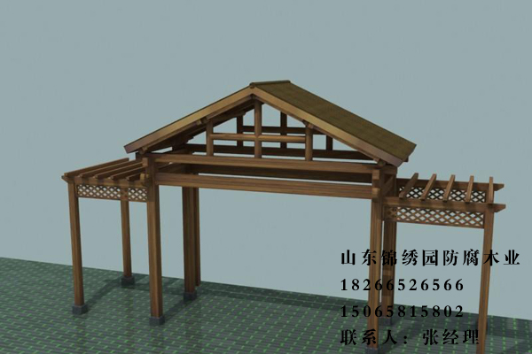 防腐木指示牌10